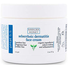 Load image into Gallery viewer, Organic Manuka Honey Seborrheic Dermatitis Cream 2 oz jar
